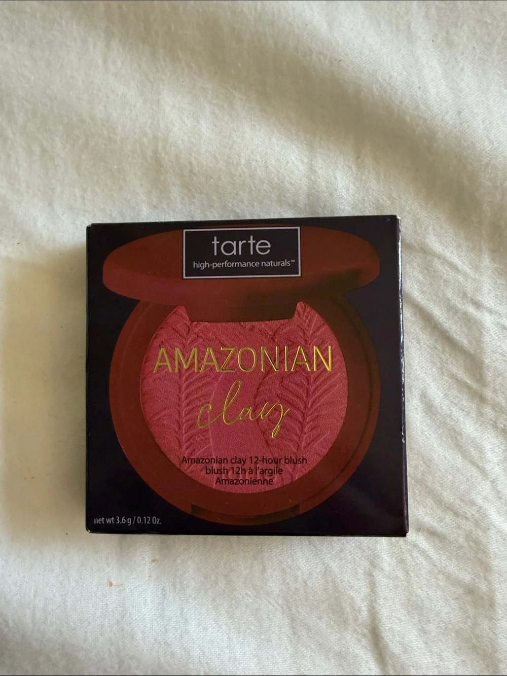 New Tarte Amazonian Clay 12-Hour Blush,  Honeysuckle